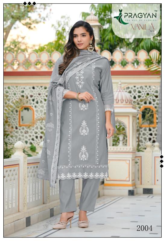 Pragyan vanila 2 wholesale material for kurtis
